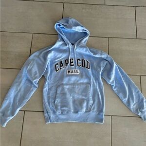 blue cape cod graphic hoodie